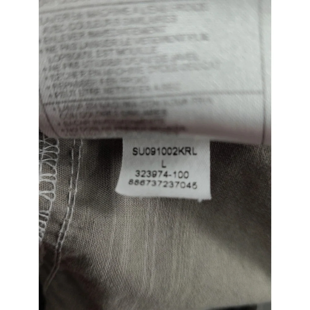 Nike Sportswear Mens Athletic Beige Plaid‎ Casual Shorts Size Large